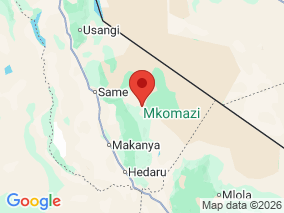 Map of Site Report: Mkomazi National Park, Tanzania